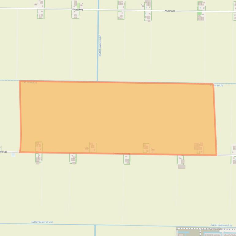 Kaart van postcodegebied 8302AG.