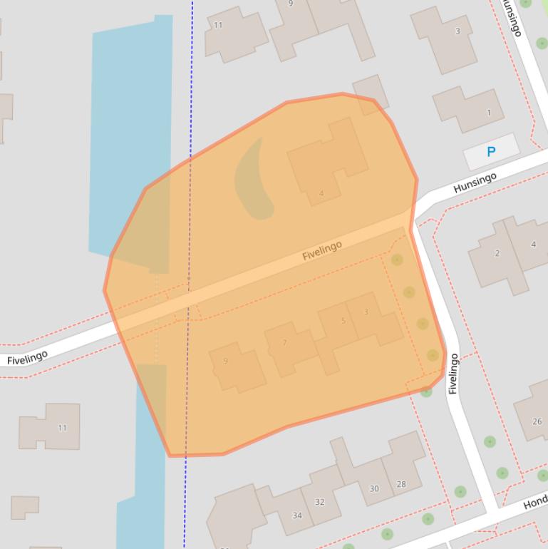 Kaart van postcodegebied 8302JR.