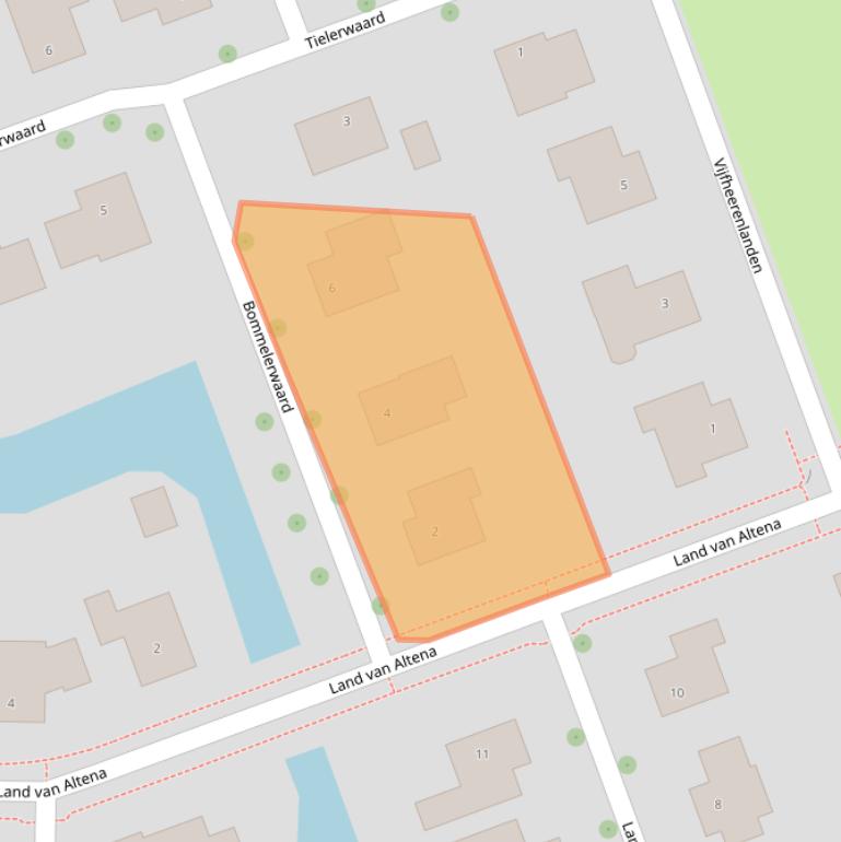 Kaart van postcodegebied 8302MP.