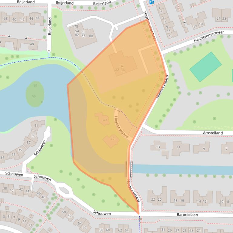 Kaart van postcodegebied 8302PM.