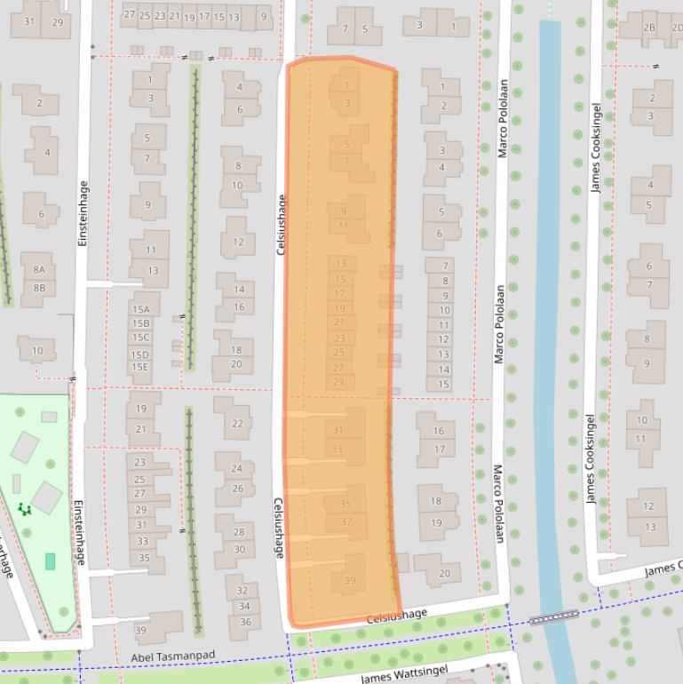Kaart van postcodegebied 8302WK.