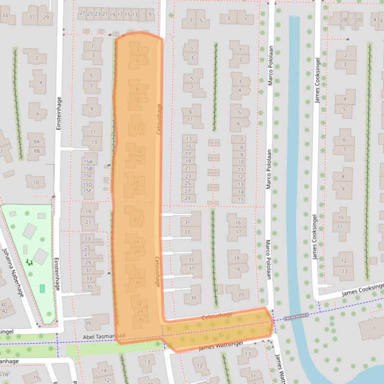 Kaart van postcodegebied 8302WL.