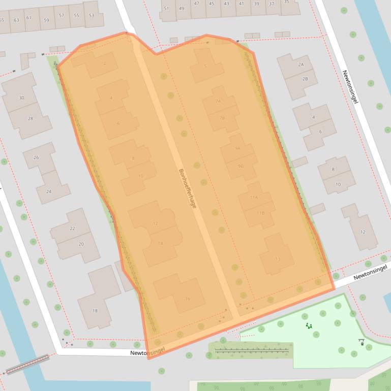 Kaart van postcodegebied 8302ZG.