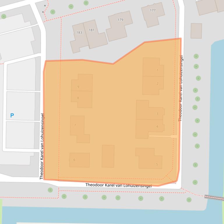 Kaart van postcodegebied 8302ZH.