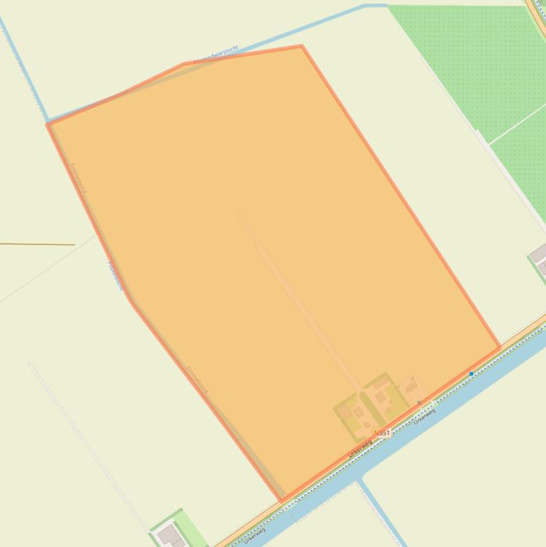 Kaart van postcodegebied 8303BZ.