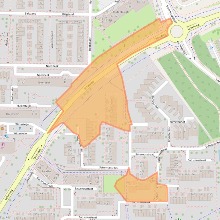 Kaart van postcodegebied 8303CE.