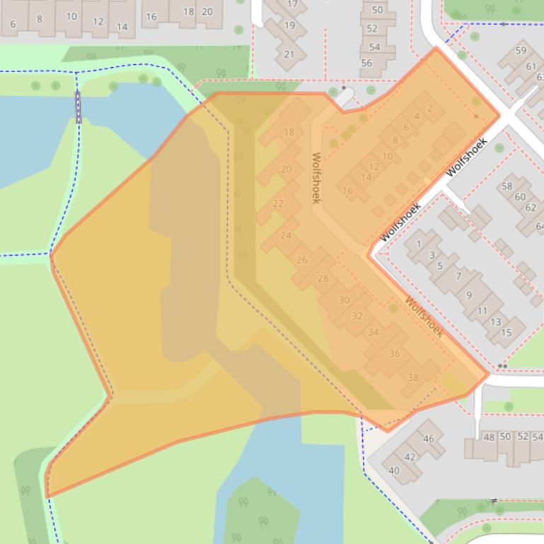 Kaart van postcodegebied 8303KR.