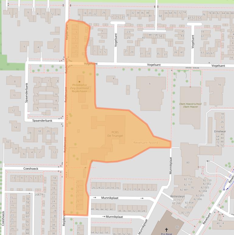 Kaart van postcodegebied 8303XL.