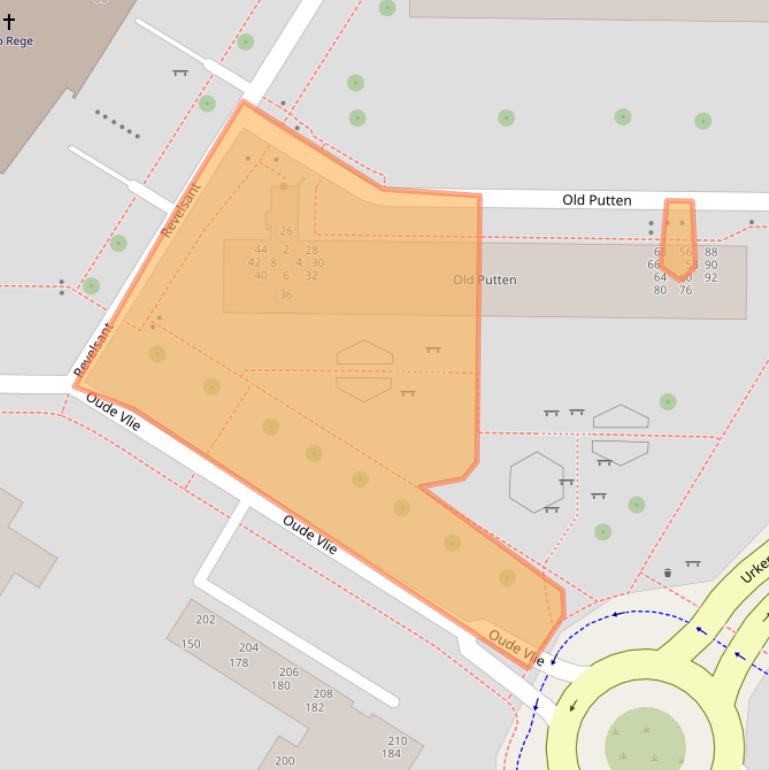 Kaart van postcodegebied 8303XP.