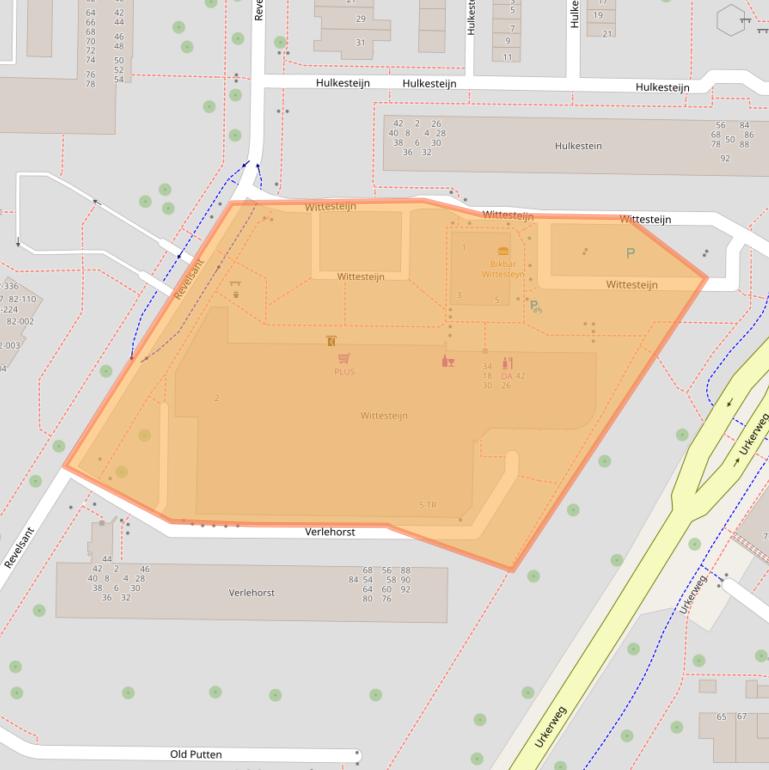 Kaart van postcodegebied 8303XV.