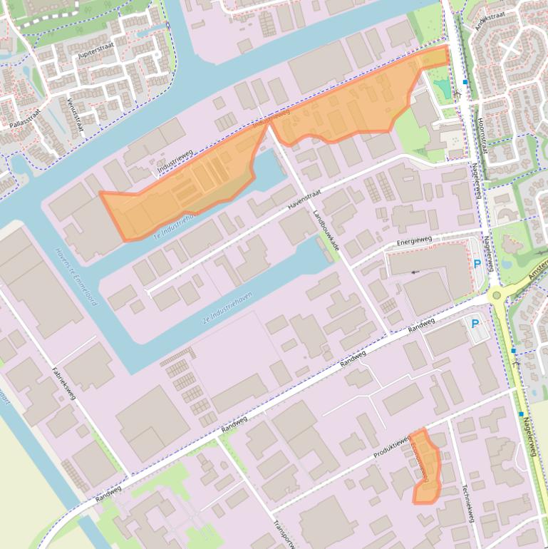 Kaart van postcodegebied 8304AD.