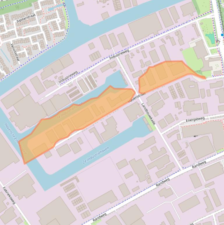 Kaart van postcodegebied 8304AG.