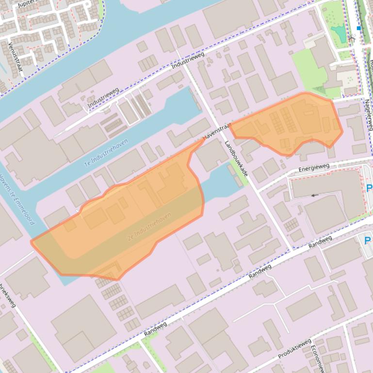 Kaart van postcodegebied 8304AH.