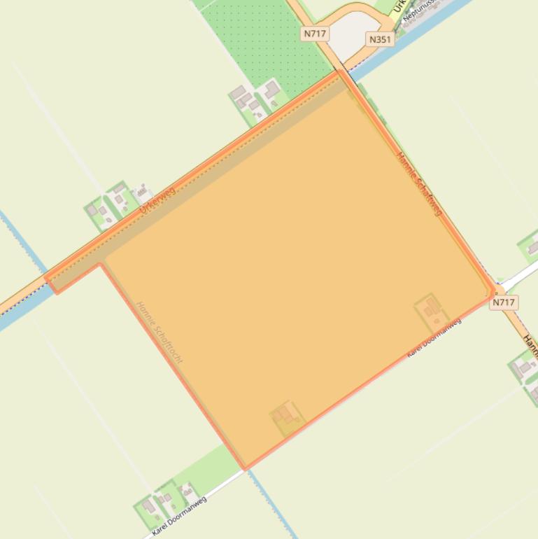 Kaart van postcodegebied 8304AM.