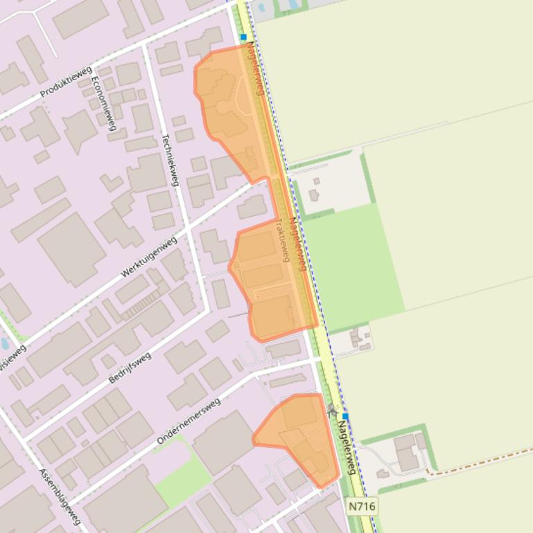 Kaart van postcodegebied 8304BA.