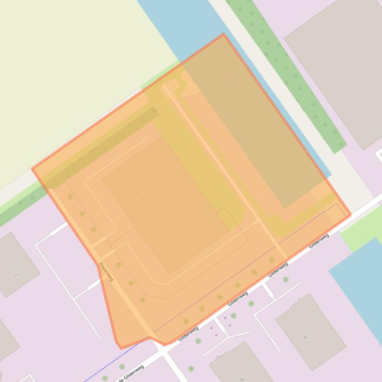 Kaart van postcodegebied 8304BM.