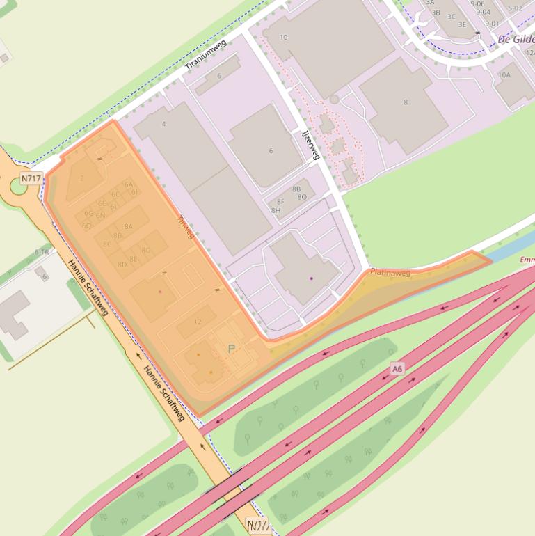 Kaart van postcodegebied 8304BP.