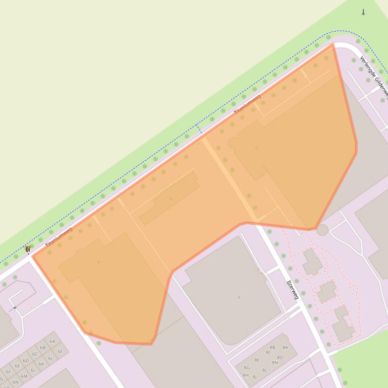 Kaart van postcodegebied 8304BR.