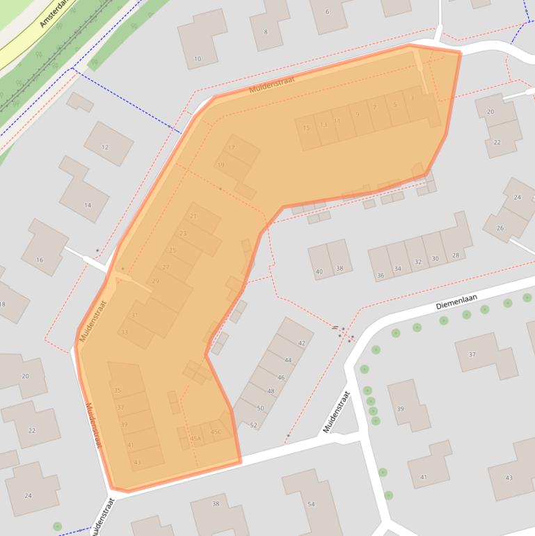 Kaart van postcodegebied 8304EB.