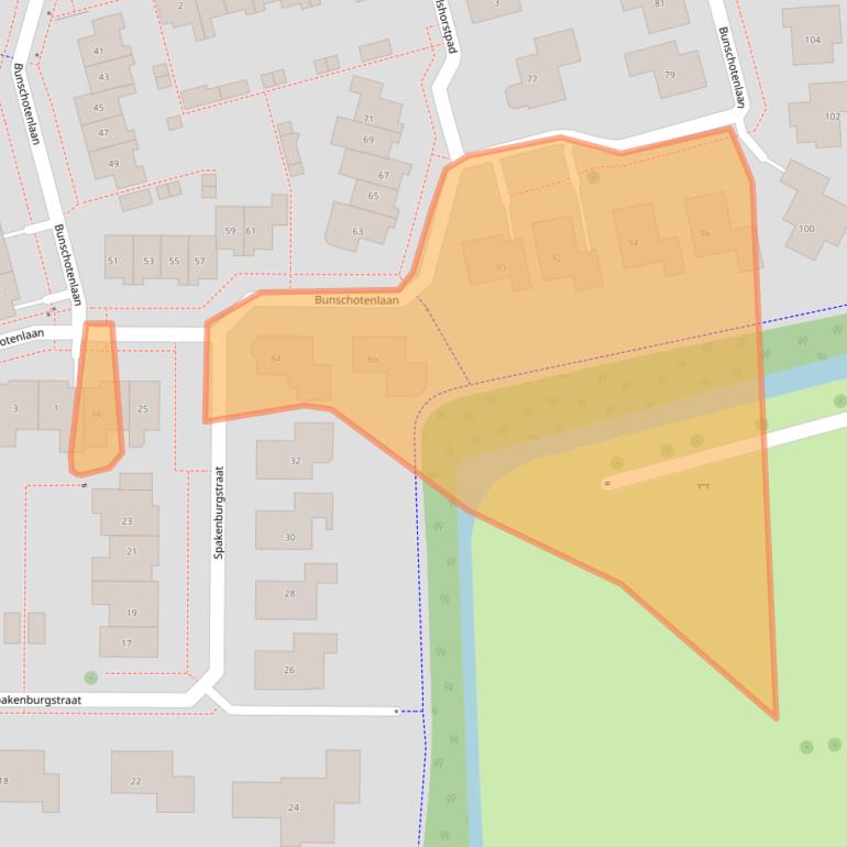 Kaart van postcodegebied 8304ES.