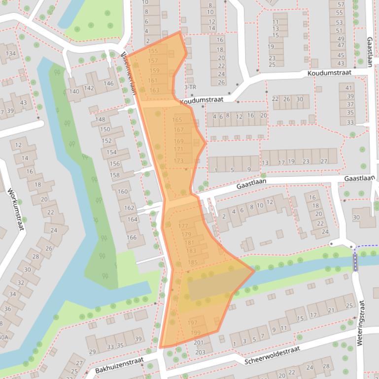 Kaart van postcodegebied 8304GK.