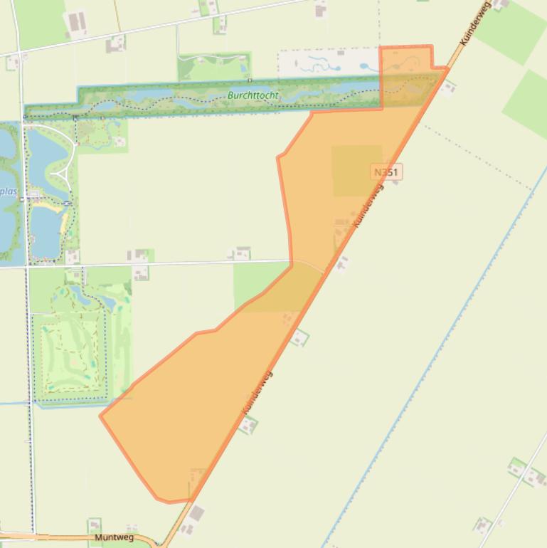 Kaart van postcodegebied 8305AJ.