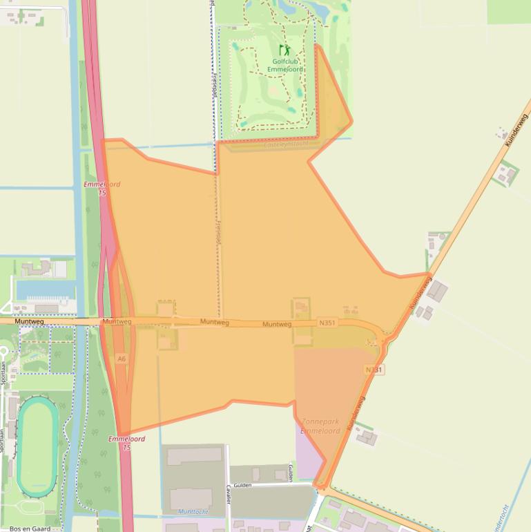 Kaart van postcodegebied 8305AL.