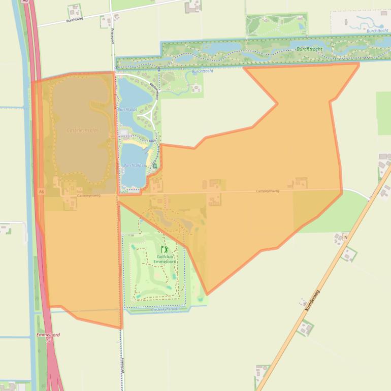 Kaart van postcodegebied 8305AN.