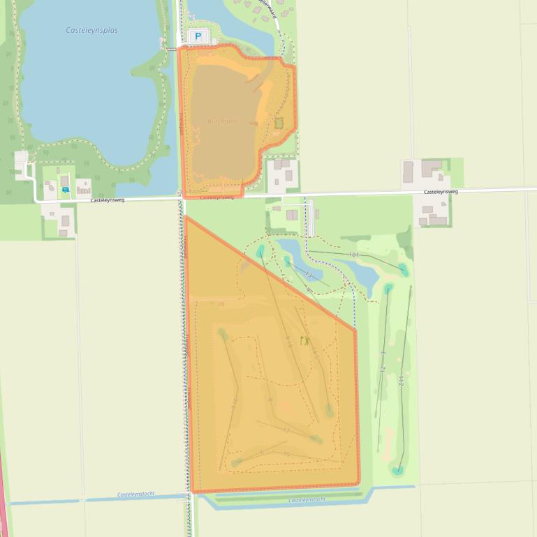 Kaart van postcodegebied 8305AZ.