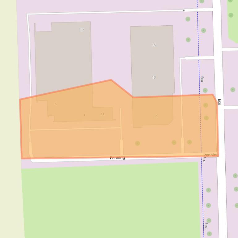 Kaart van postcodegebied 8305BH.