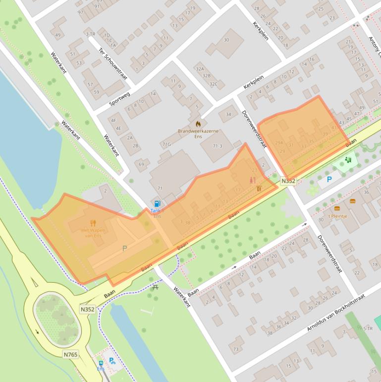 Kaart van postcodegebied 8307AS.