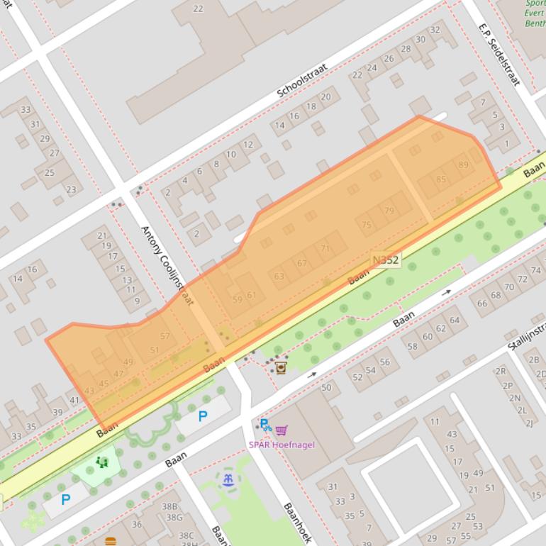 Kaart van postcodegebied 8307AT.