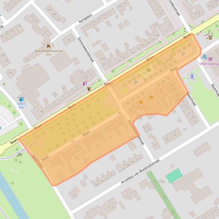 Kaart van postcodegebied 8307AV.