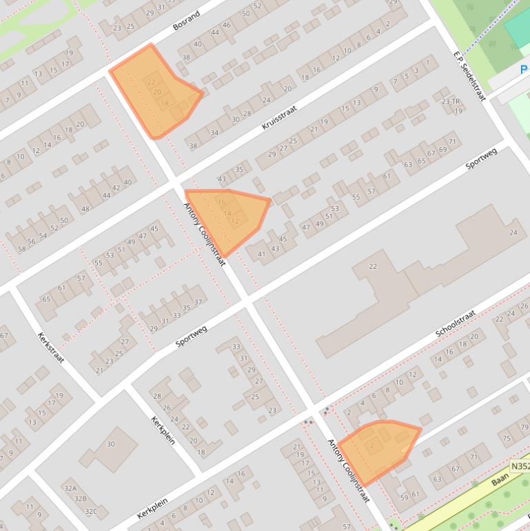 Kaart van postcodegebied 8307BH.