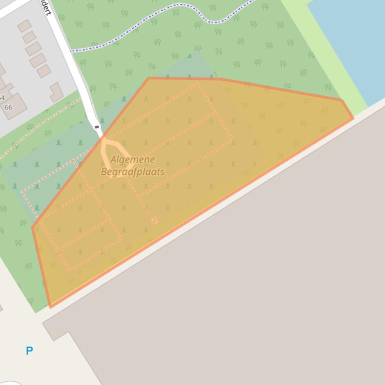 Kaart van postcodegebied 8307BX.