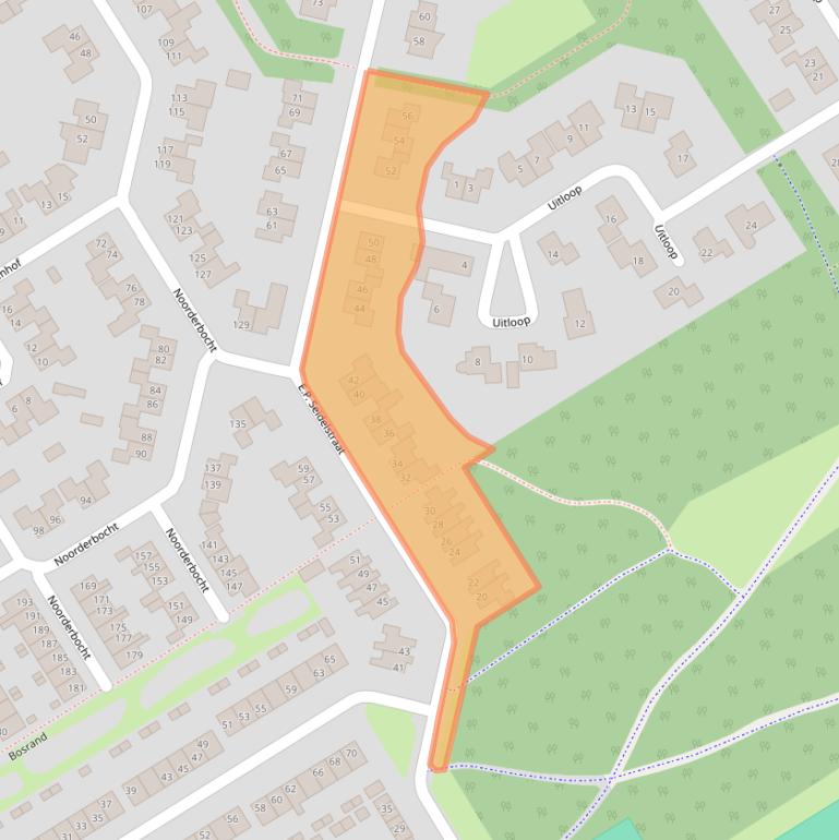 Kaart van postcodegebied 8307CA.