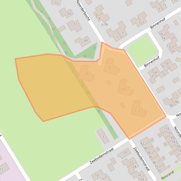 Kaart van postcodegebied 8307DA.