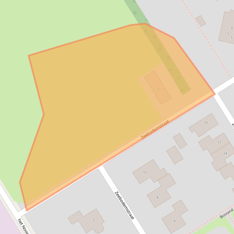 Kaart van postcodegebied 8307DC.