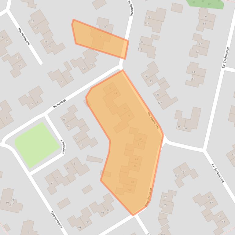 Kaart van postcodegebied 8307DL.