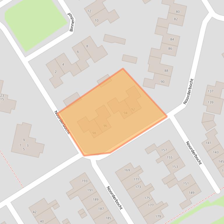 Kaart van postcodegebied 8307DM.