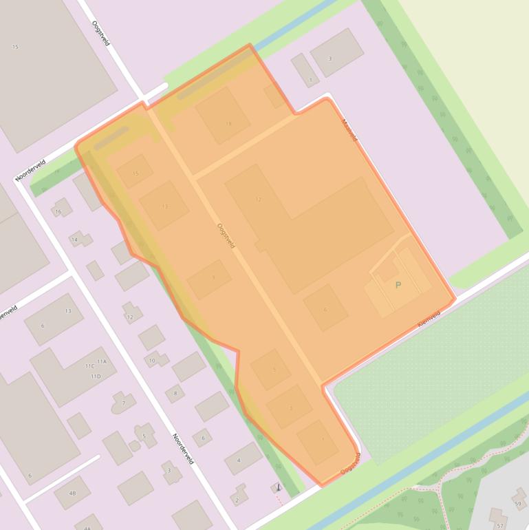 Kaart van postcodegebied 8307DV.