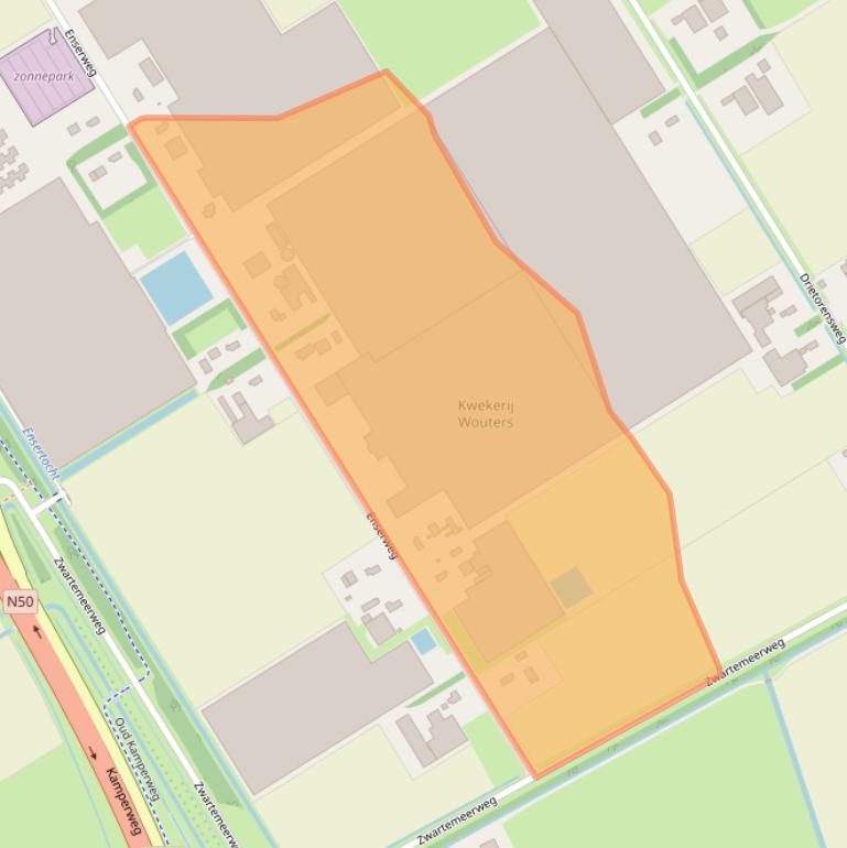 Kaart van postcodegebied 8307PK.