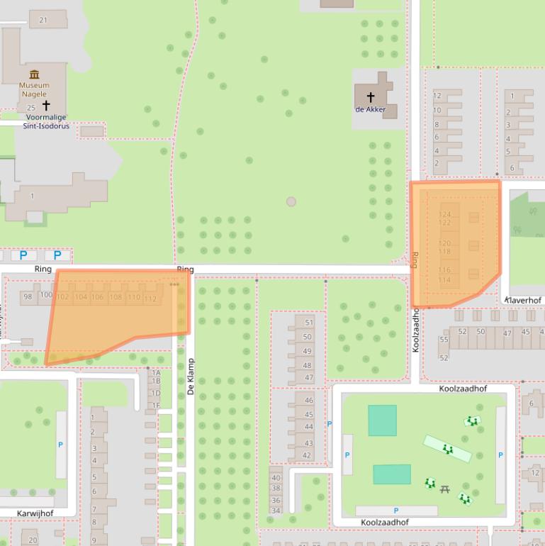 Kaart van postcodegebied 8308AP.