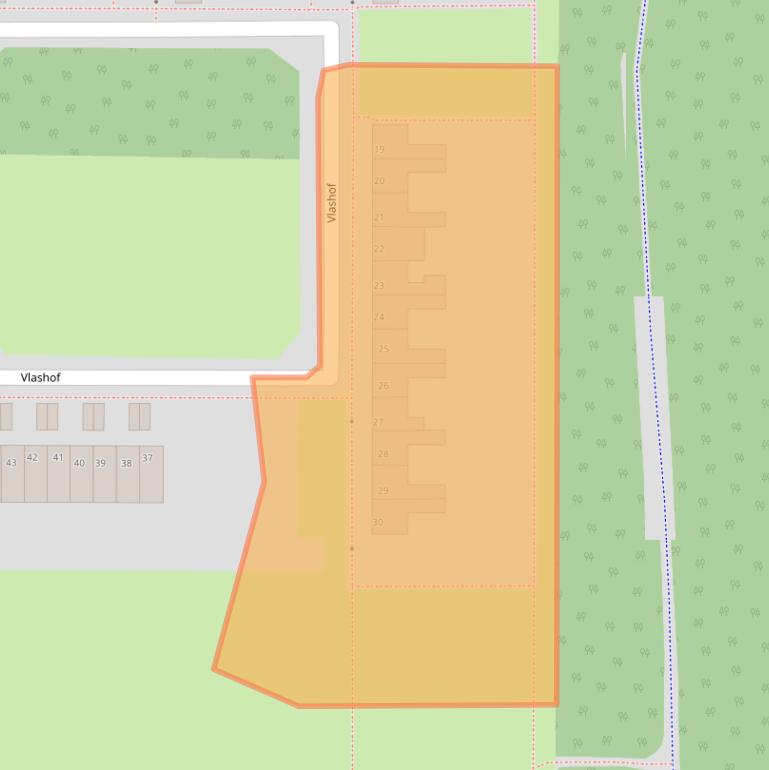 Kaart van postcodegebied 8308BB.