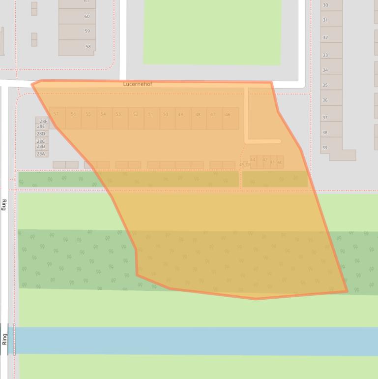 Kaart van postcodegebied 8308BG.