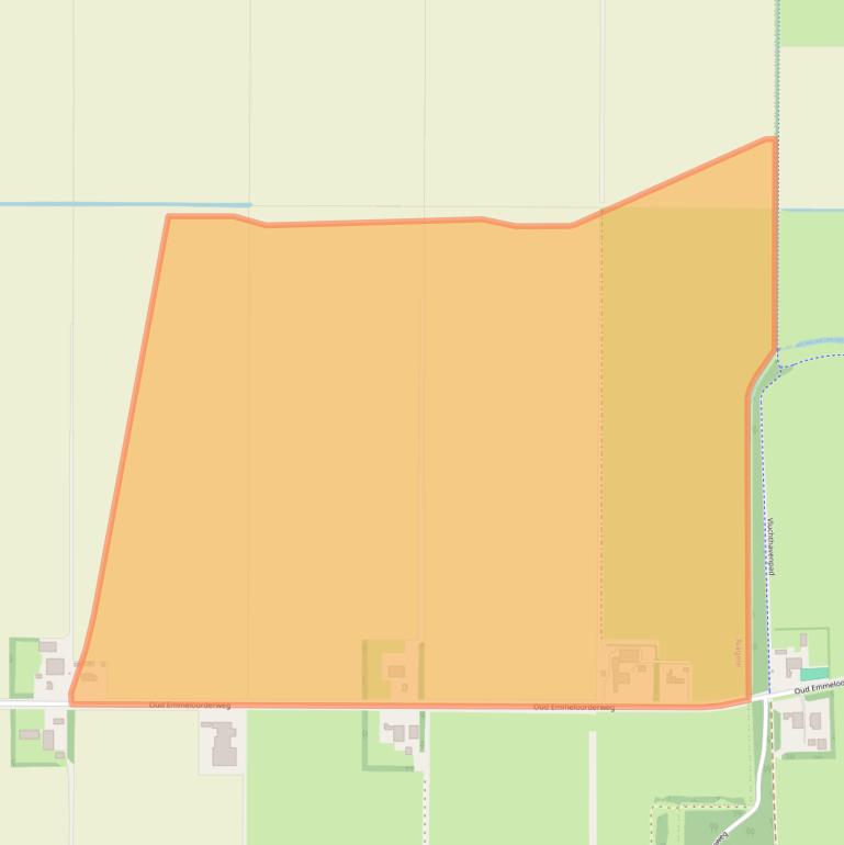 Kaart van postcodegebied 8308PJ.