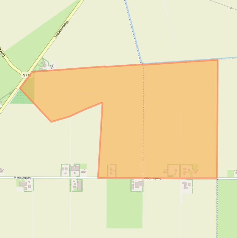 Kaart van postcodegebied 8308PM.