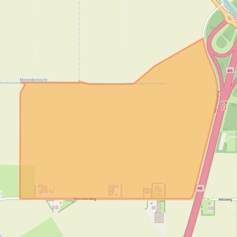 Kaart van postcodegebied 8308RL.