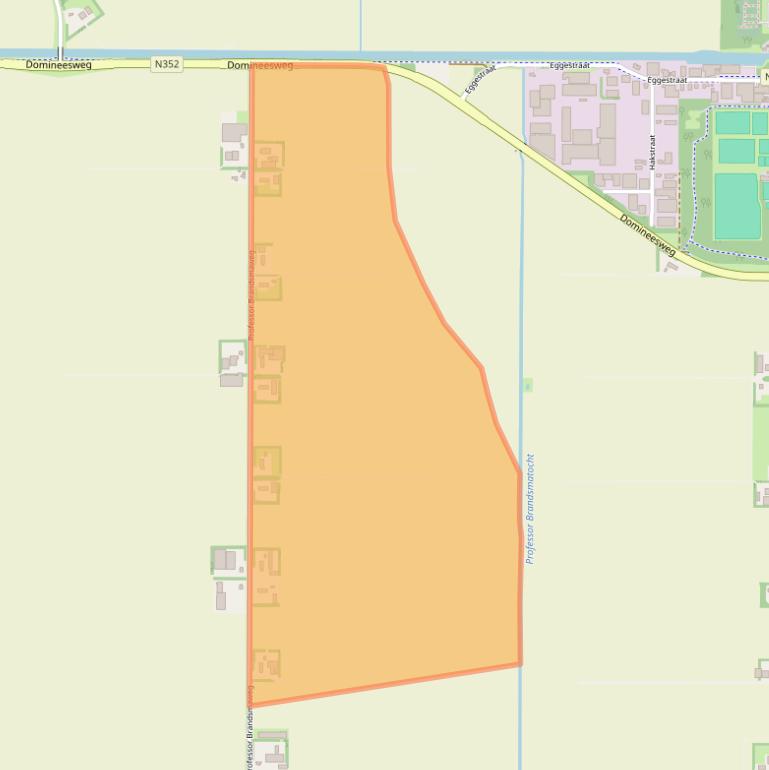 Kaart van postcodegebied 8308RS.