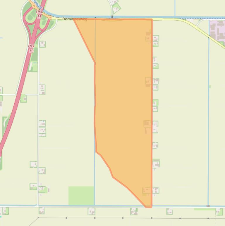 Kaart van postcodegebied 8308RV.